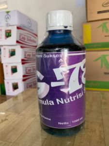 Pupuk Nutrisi Top G-78 isi 1L dr Dewata Agritama juos tenan!!!