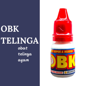 OBK TELINGA obat ayam kopok atau congek