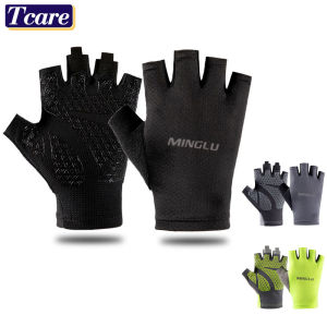 1 Pair Sports Cycling Gloves for Men and Women Bike Gloves Half Finger MTB Road Bicycle Gloves Short Finger Gloves Summer Outdoor Sports Mittens for Gym MTB Riding Running Exercising Weight Lifting