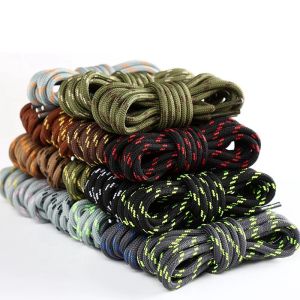 รอบปีนเขา Shoelaces เดินป่าเดินรองเท้า Laces ทํางานเชือกผูกรองเท้ากลางแจ้ง Mountaineering Non SLIP Duty ทนทาน Shoestrings