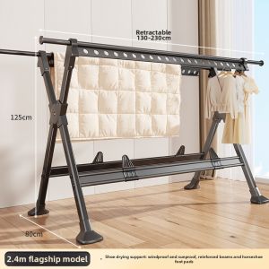Foldable & Extendable Aluminum Drying Rack
