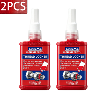 LOOLIFL | 271 Red 243 Blue Threadlocker Anaerobic Screw Glue Anti Vibration Anti Loose Thread Sealant For Auto Machinery Metal Bolt Nut