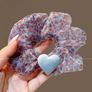 PINK EMPRESS | Blue Heart Elastic Headband