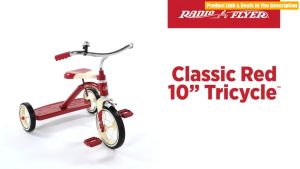 Radio Flyer : RFR34G* จักรยานสามล้อ Classic Pink 10 Tricycle