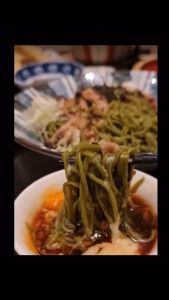 [DENTO] Mì Soba Matcha Hatakenaka Truyền Thống Nhật Bản Hương Vị Trà Xanh Trọng Lượng 200Gr