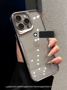 DAIMANG | Daimang Original High Transparent Titanium Grey Phone Case For Apple 15Promax iPhone 14 Full Cover No Yellowing Large Hole