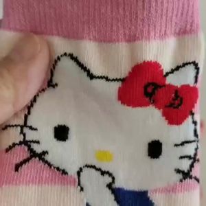 226Cute Autumn and Winter  Hello  5 Pairs Girlssocks