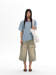 WLNEXT | Summer Loose Stripe Polo Shirts for Couples