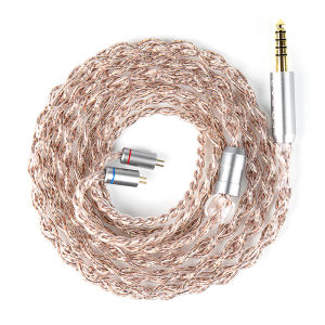 Kbear | KBEAR Glitter Hi-Fi Headphone Upgrade Cable 4-Strands Pure Silver + Furukawa High-Purity Copper for Tourbillon-Pro KB02 CCZ
