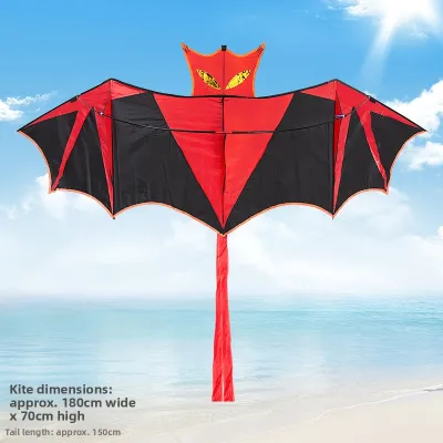 Bat Shape Traditional Chinese Style Easy Fly Large Kite