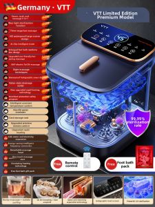 VTT | Heating Constant Temperature Health Care Foot Bath Auto-Electric Massage