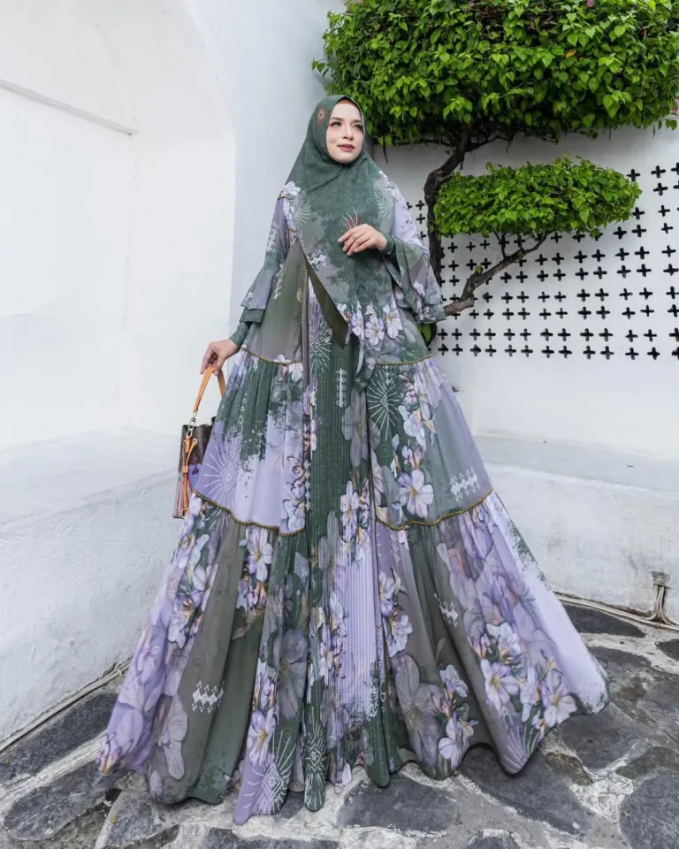 Batik Jubah Muslimah Moden Gorgeous Dresses NAYANIKA BATIK Gamis
