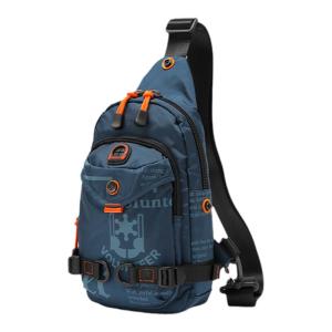 spaceman | Túi đeo chéo vải canvas ngoài trời thường ngày cho nam Túi đeo vai đơn thể thao Túi nhỏ đi làm Túi đeo ngực Túi đeo vai thời trang