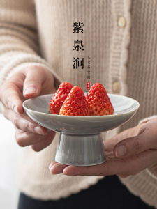 Bát Đựng Trái Cây Bằng Gốm Cỡ Nhỏ Phong Cách Nhật Bản JOJOS L.PD. Bát Đựng Trà Bằng Gốm Cao Cấp Có Chân Nhỏ Gọn