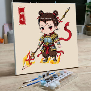 Modern Simple Style Ape King Cartoon Decoration Painting Handmade Hand-Painted Oil Color Filling Painting Childrens Craft Artwork