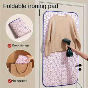 Portable Heat-Resistant Ironing Mat Six Layers Of Thickened Foldable Ironing Pad Space-Saving Design For Travels Ironing Blanket