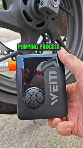 WEITI 10000mAh Portable Multifunctional Electric Inflator Car Tire Inflator Motorcycle Car Bike Truck Basketball