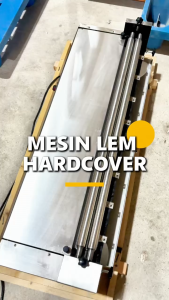 Mesin Lem Hardcover 100 CM / Alat Gluing Kertas Karton Hardcover Undangan Otomatis