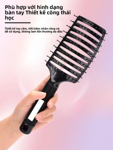 Lược Chải Tóc Không Bị Rối Cho Tóc Xoăn Dày Chống Xoăn Cứng Lược Uốn Tóc Lớn Dụng Cụ Làm Tóc Dành Cho Phụ Nữ Và Nam Giới