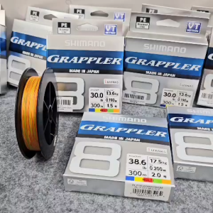 Dây Câu Cá Shimano Grappler 8 Chính Hãng Japan – PE 8 Sợi Cao Cấp Dài 300m Màu Multicolor