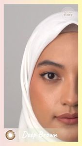 Deep Brown Monthly Softlens Warna Korea Premium
