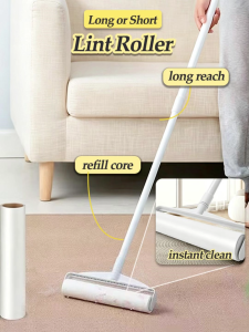 Big 4 Home 24cm Sticky Lint Roller Dust Hair Pet Fur Roller Cloth Cleaner Duster Dust Roller Rambut Pelekat Bulu Pelekat