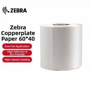ZEBRA Original High Adhesive Environmentally Friendly Copperplate Paper Labels for Medicine And Food Printing And Sample Labels