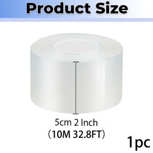 Transparent Window Weather Sealing Tape ， Window Insulation Caulk for Shower Glass Gaps and Clear Tape Doors Windows Windproof