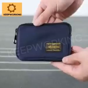KEEPWORKING 1PC Small hanging bag work clothes zero wind wallet mens and womens womens and mens casual headphone bag red envelope key bag