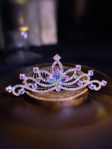 Princess Crown Childrens Hair Accessory Girls Performance Birthday Party High-end Crown Hair Decorations Kids Fashion Accessories