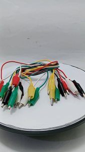 Kabel jumper 5 warna / Jepit buaya kecil + kabel 5 warna 1 set 10 pasang