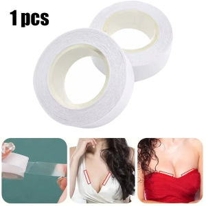 Feet Double Sided Fashion Body Tape Clear Fabric Double Sided Beauty Clothing Tape for Clothes Dress Wedding Prom Lingerie1pcs