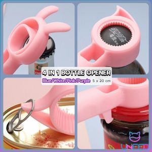 Need. Creative Multifunction 4 in 1 Bottle Can Opener household Beer Beverage Cap Opener Cute Rabbit Ears