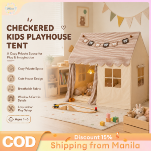 Kids Tent Playhouse indoor Convenient storage Tent Pretend Play Khemah Budak With Flag