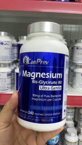 CanPrev Magnesium Bisglycinate Ultra Gentle 80mg – Magie Hấp Thu Cao Êm Dịu Với Dạ Dày