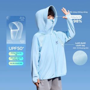 zosee | Áo Khoác Mỏng Cảm Giác Lạnh Chống Nắng Cho Bé Trai