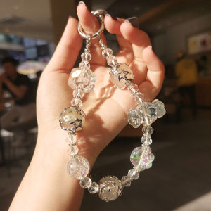 สร้อยคอโทรศัพท์มือถือแบบทำมือ สร้อยข้อมือลูกปัดทรงกลม ลูกปัดหวาน ลูกปัดดาว ลูกปัดกลวง เครื่องประดับระดับไฮเอนด์สำหรับผู้หญิง