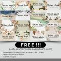 Undangan Pernikahan Model Adat Jawa | Isi 50 Lembar | Bonus Kartu Ucapan 100 Pcs dan Video Undangan. 