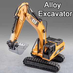 1:50 Model Toys Alloy Engineering Vehicles Metal Diecast Rubber Tires Excavating Machinery Snow Shovel Trucks for Boys Gifts