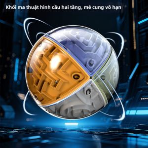 Khối Rubik bi lăn 3D BABYSHOME cho trẻ em phát triển trí thông minh rèn luyện tư duy và thi đấu
