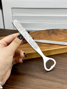 Chockmen 18/10 Stainless Steel Vintage Carved Pattern Bottle Opener Beer Cocktail Cap Opener Heavy Duty Bottle Opener