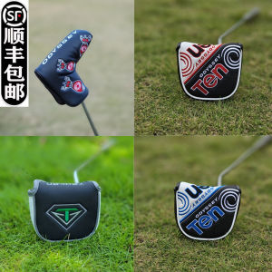 Odyssey Golf Putter Head Cover Horn Shape One-Word Design Golf Club Head Protector Ball Tip Cap Mens Sports Fitness Fans