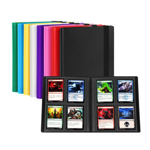 1Pc Card Binder 160/360/480 Trading Card Holder Book PP Cover Binder For Cards Durable Side Loading Card Book With Gaming Cards