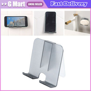 Plastic Wall-Mounted Mobile Phone Holder for Bathroom Sink and Kitchen Charging Support Bracket - Chasing Drama Phone Stand
