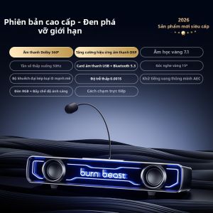 Burn Beast | Loa Để Bàn Chơi Game Bluetooth & Dây có Mic