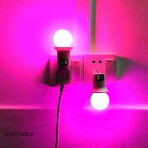 Bedroom Atmosphere LED Night Light Plug-In Photography Fill Light Pink Colorful Purple Internet Famous Lamp Purple Color