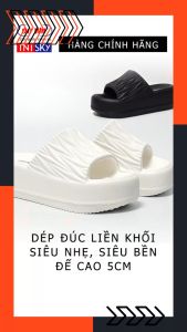 Dép đúc liền khối siêu nhẹ đế cao 5cm DUWA - Hàng chính hãng - LD289