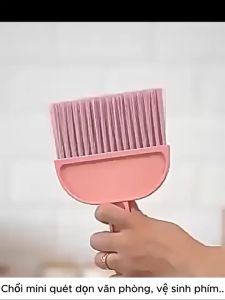 Bộ chổi và xẻng mini quét bụi ban thờ bàn học bàn phím máy tính