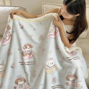Thick Milk Velour Blanket