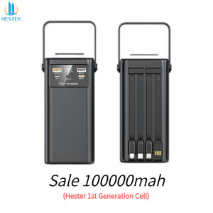 Hester 66W power bank 100000mah powerbank 100000mah original power bank awet tahan lama power bank original asli power bank 100000mah power bank robot